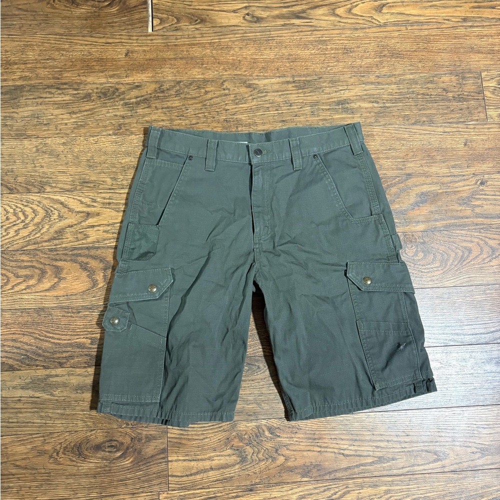 Carhartt Men's Olive Cargo Shorts